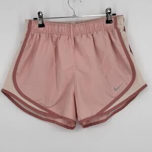 Nike Dri-FIT Tempo Running Shorts Womens Medium Pink Athletic Lined Gym Training